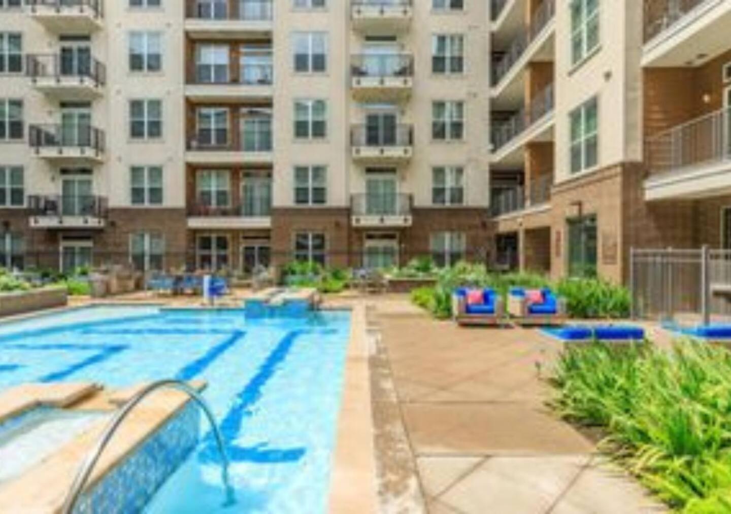 Elite Downtown Poolside Oasis Apartment Houston Exterior photo