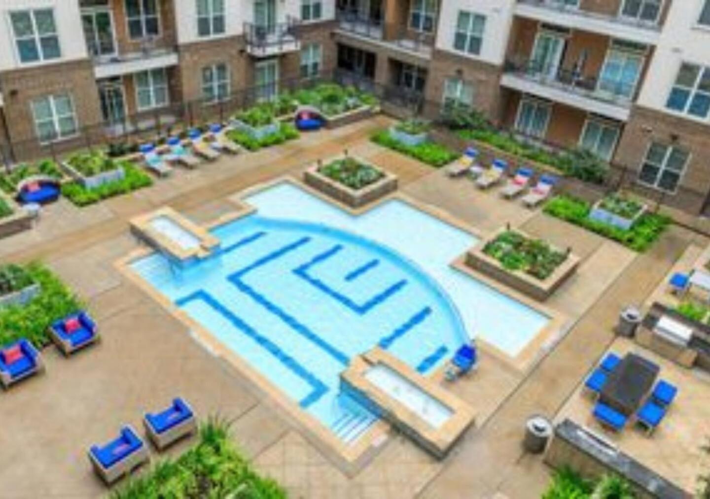 Elite Downtown Poolside Oasis Apartment Houston Exterior photo